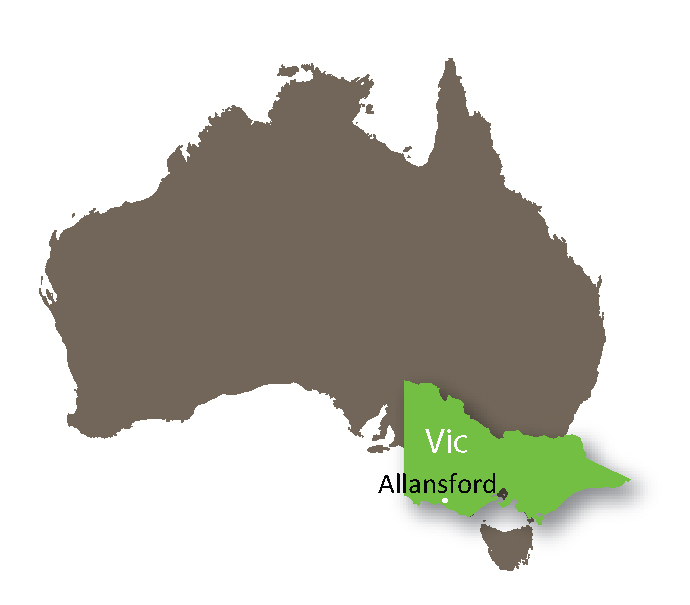Map of Australia, with VIC highlighted to show project location.