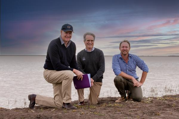 Ag Econ's Jon Welsh, CRDC's Allan Williams, and UniSQ's Michael Scobie