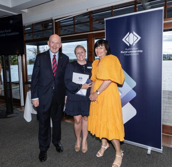 Sir Peter Cosgrove, Ruth Redfern and Margaux Beauchamp
