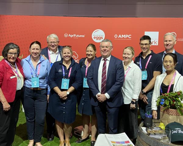 A gathering of RDC people at evokeAG 