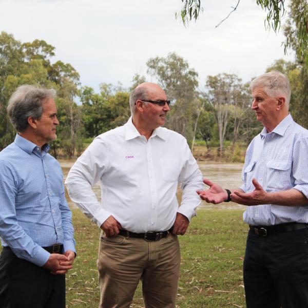 Allan Williams, Ian Taylor and Peter Graham