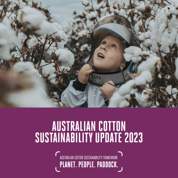 Cover Aust Cotton Sustainability Update 2023