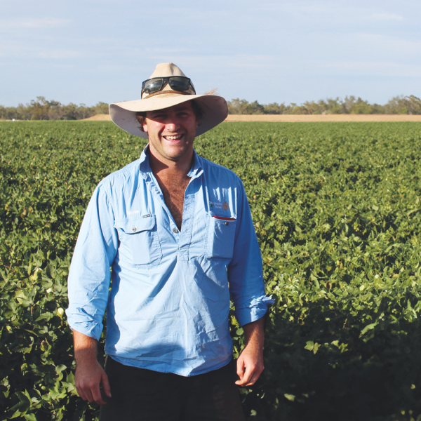 Cotton grower Richard Quigley received a 2020 Nuffield Scholarship, supported by CRDC and Cotton Australia. 