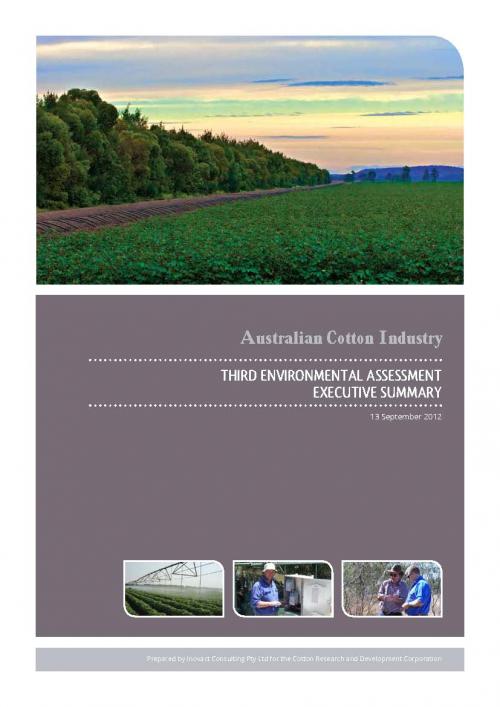 Cover of Australian Cotton Industry: Third Environmental Assessment 2012